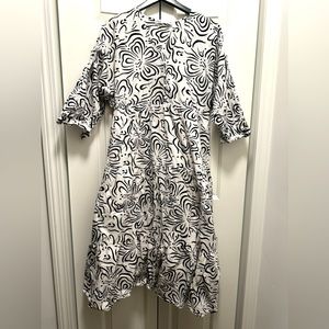 Zara printed maxi dress